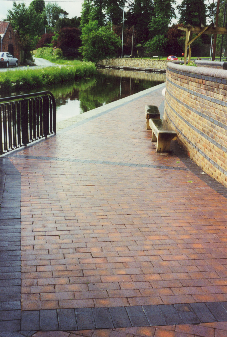 Canal towpath with Brown Brindle pavers