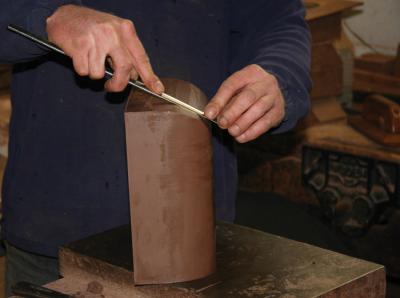 handmaking a bullnose external return for a heritage project
