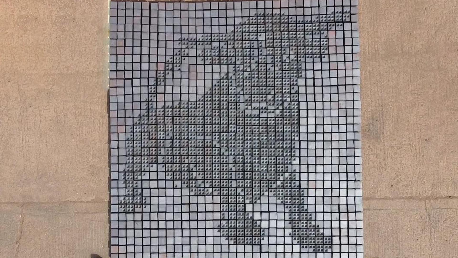 Birmingham Bull in Brixel 4K brick system