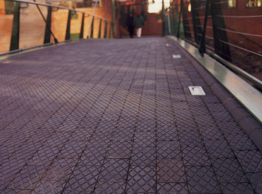 Brindley Place Birmingham diamond chequer pavers