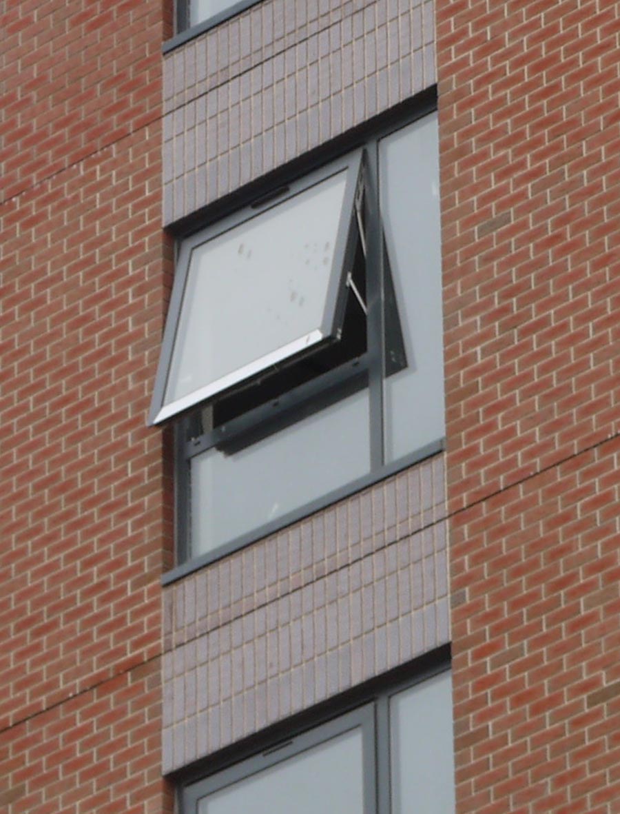 Brown brindle soldier brickslips at Liverpools Baltic Triangle