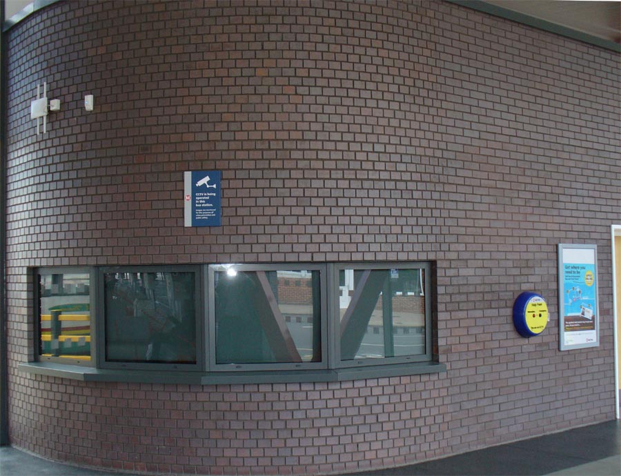 Castleford Bus Station with Brown Brindle Bricks