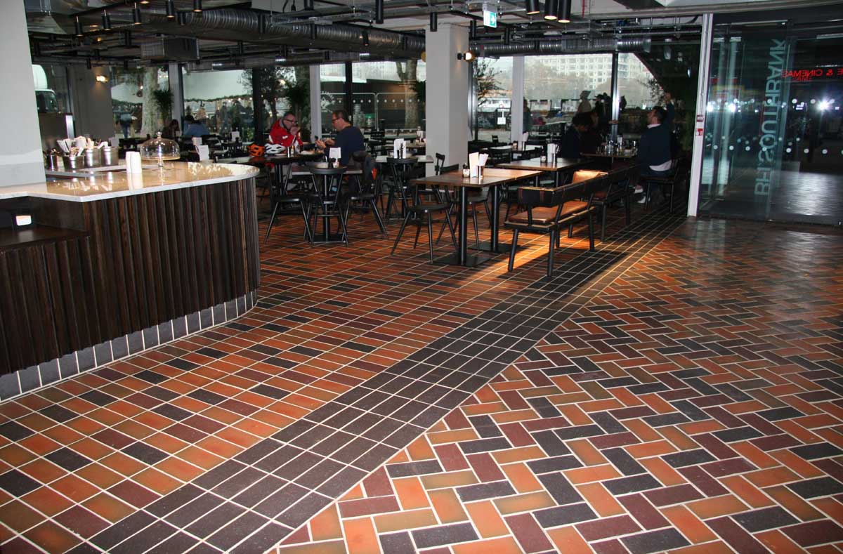 Ketley Quarry Tiles at Londons British Film Institute on the Southbank