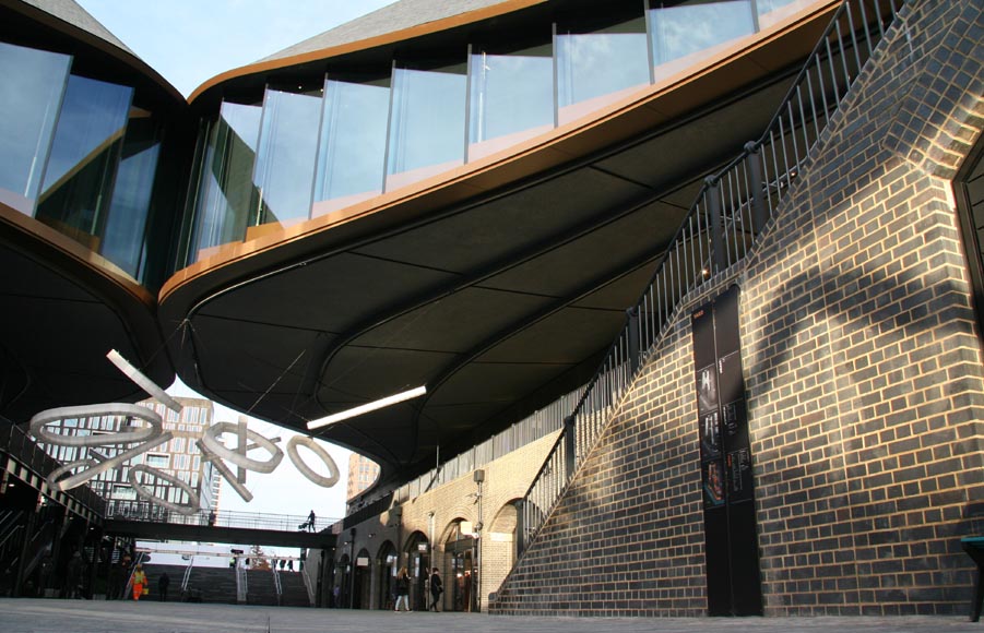 Ketley Staffordshire blue bricks at Coal Drops Yard