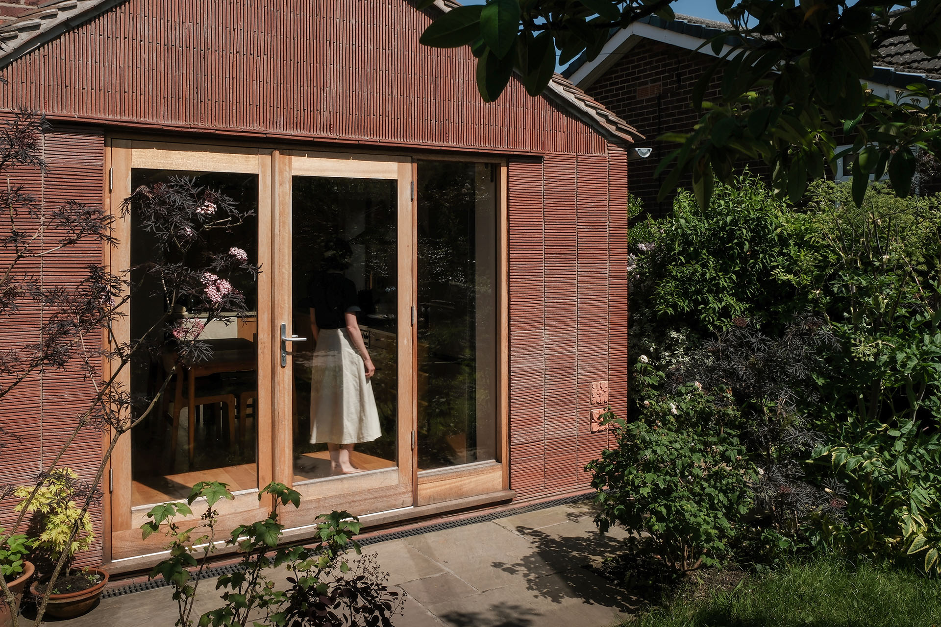Linium bricks on an extension project by Ashley Hinchcliffe Studio