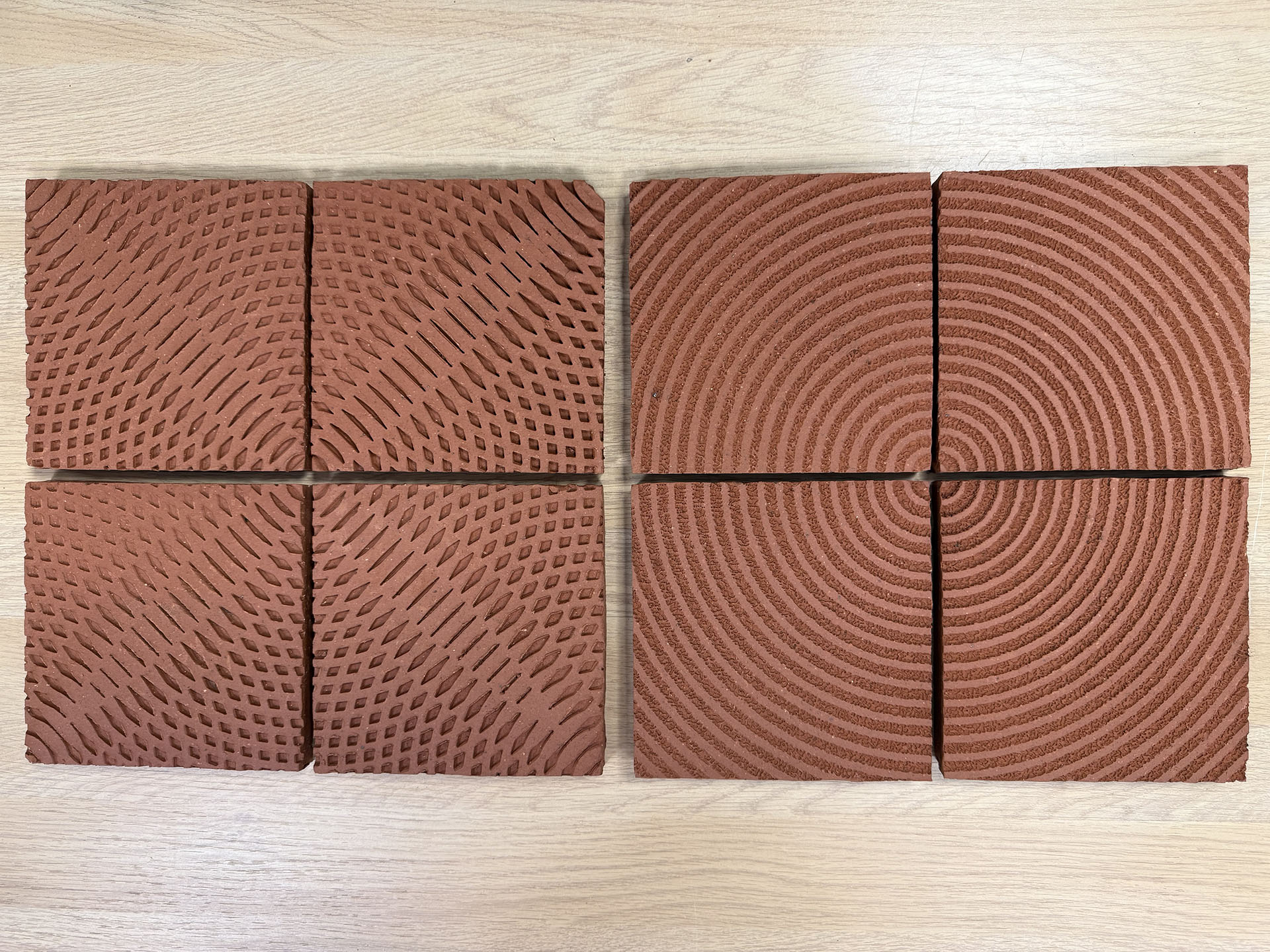 Special moss tiles designed by Poppy Pippin