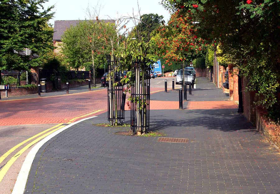 Pavements in Staffs Blue Pavers in St Albans