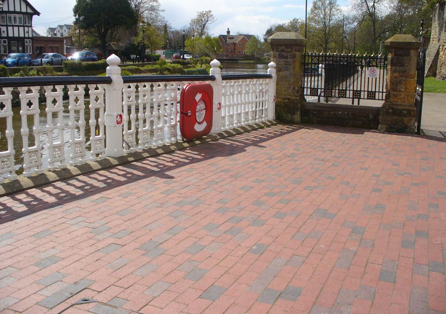 Staffs red pavers inTonbridge with staffs brown brindle and staffs blue mixed in