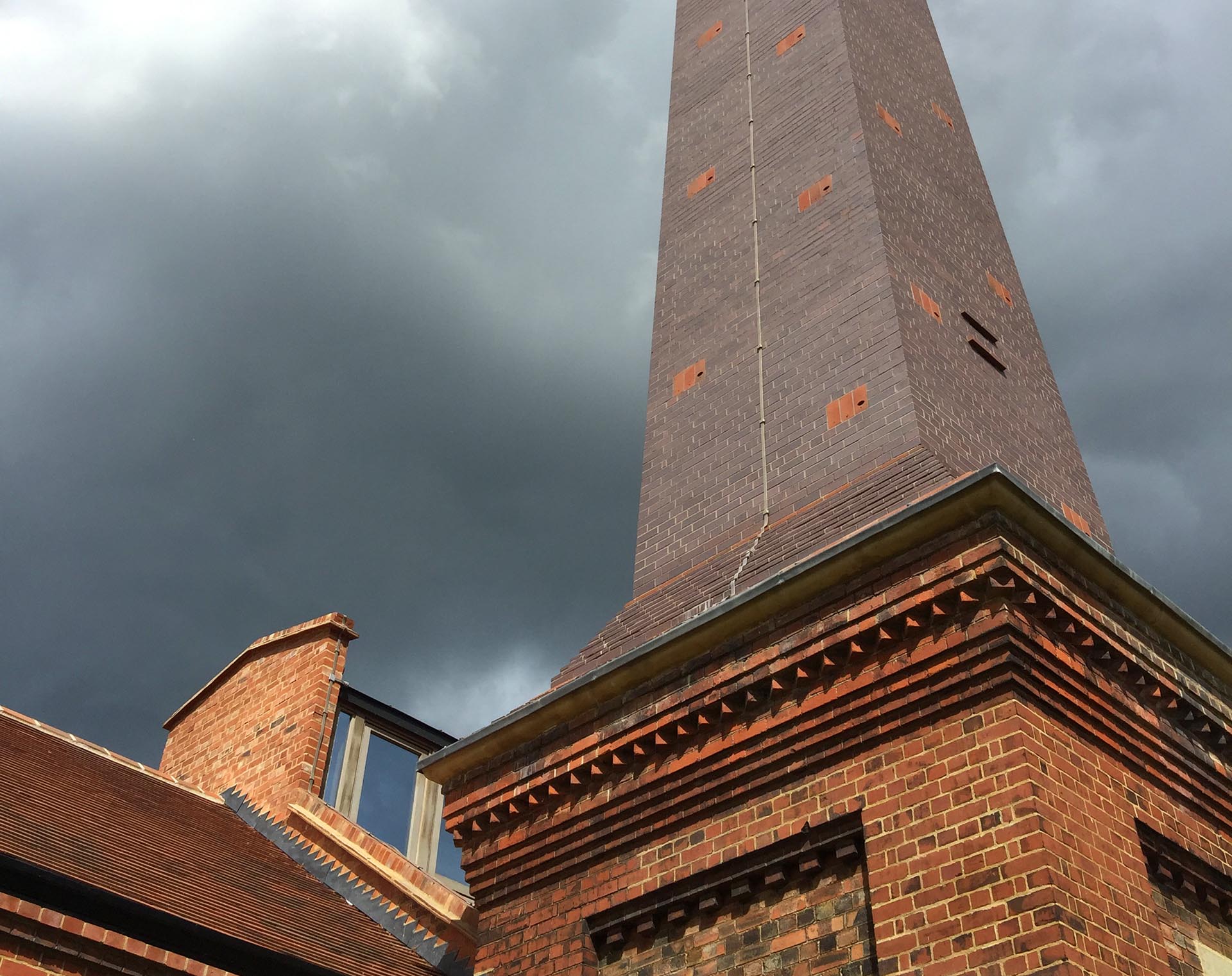 Swift tower with swift boxes close up