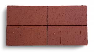 Red Square edged pavers