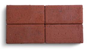 Red chamfered pavers