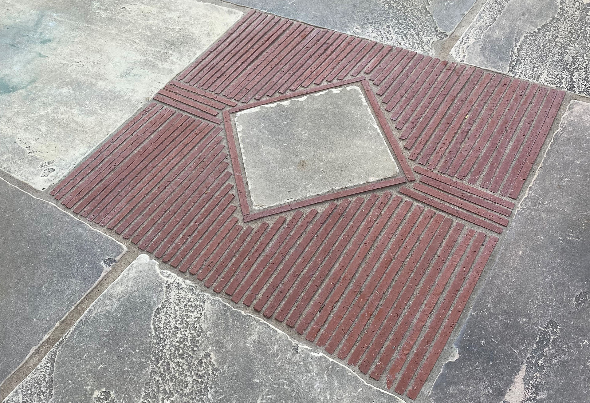 clay creasing tiles on edge detail add detail to a patio