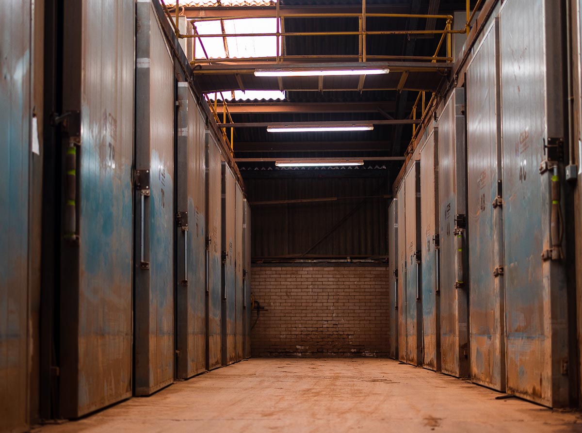 doors to the driers