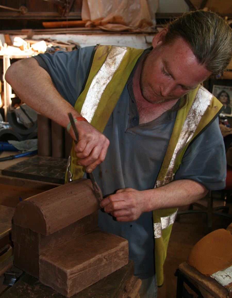handmaking a bullnose double stretcher