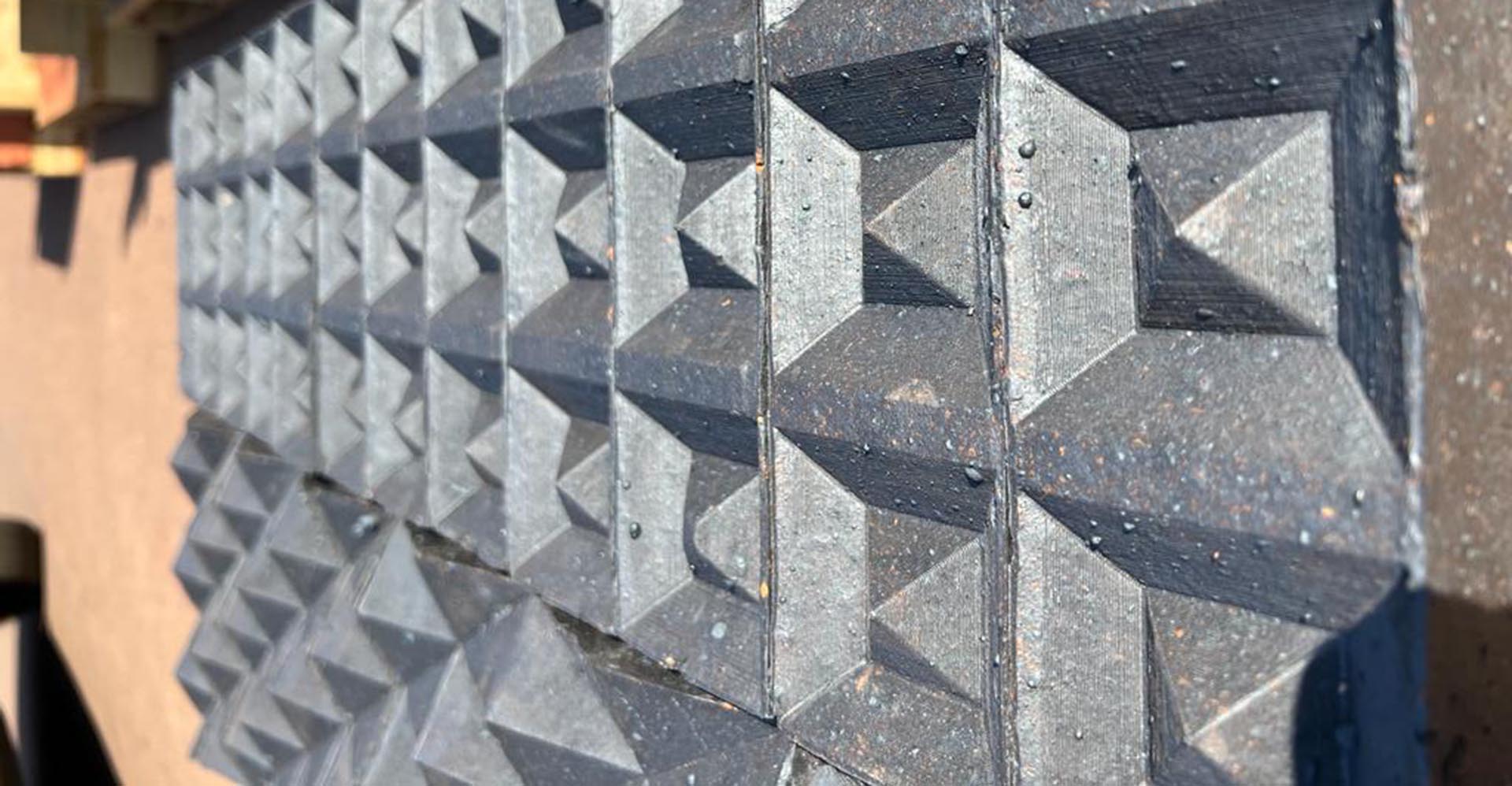 pressed brick samples