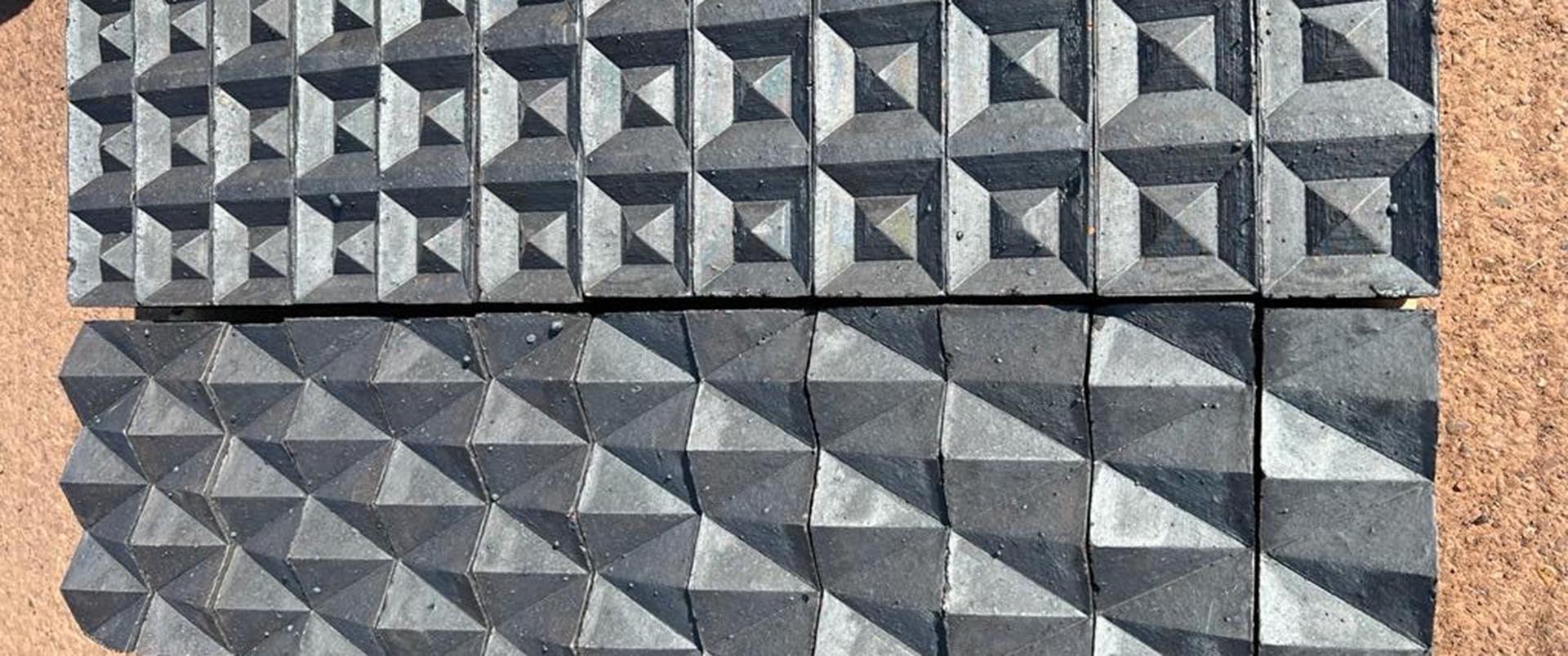 pressed bricks